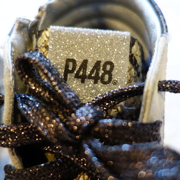 P448 Skate Python Print Hi-Tops - Picture 2 of 16